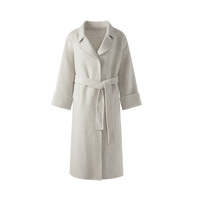 LAGOGO含羊毛系带优雅长款双面呢