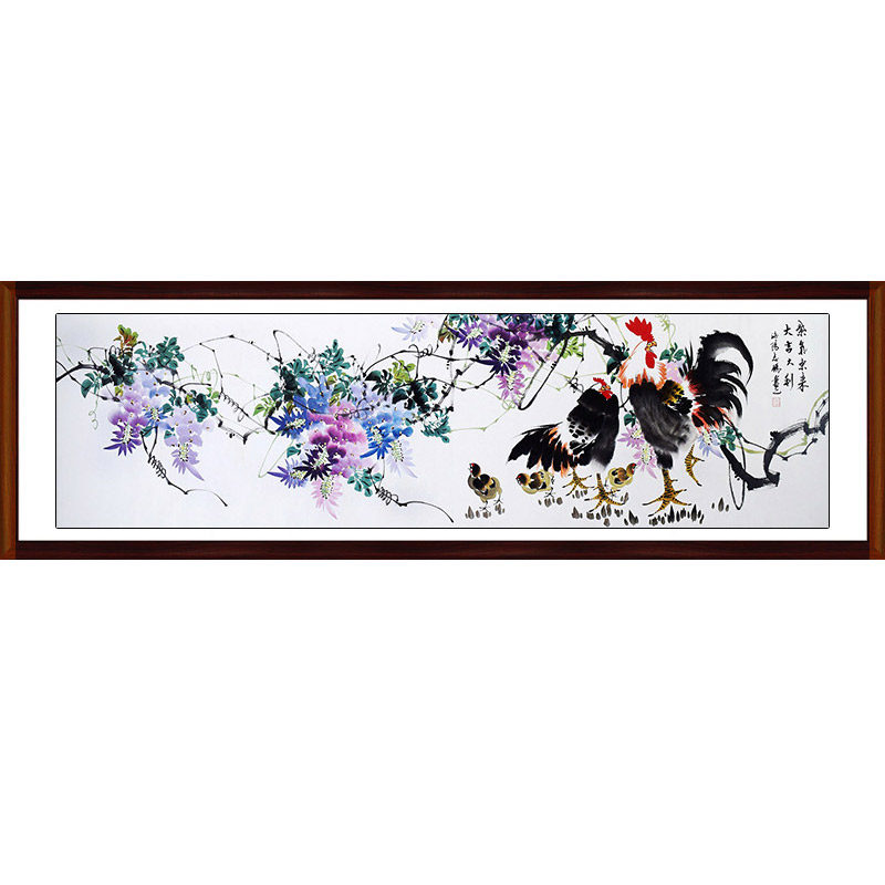 客厅卧室水墨挂画国画花鸟纯手绘