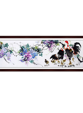 客厅卧室水墨挂画国画花鸟纯手绘