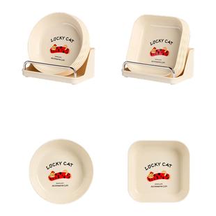 吐骨碟塑料家用高档食品级吐骨头小碟子精致鱼骨盘餐桌垃圾残渣盘