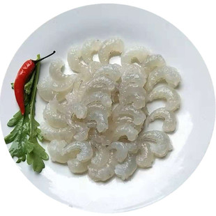 新鲜冷冻清炒河虾仁1000克半成品方便菜高邮河虾仁