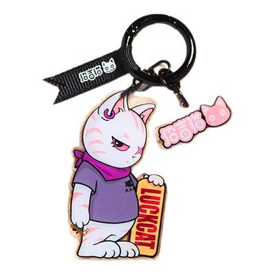 招吉猫魔族原创个性魔王红魔魔姬礼物书包配饰饰品亚克力钥匙扣