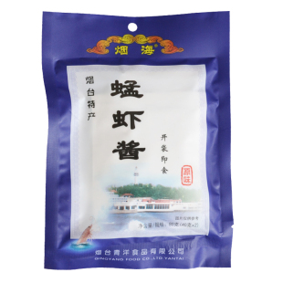 虾酱 烟海蜢虾酱山东烟台特产口味海鲜酱青洋开袋即食80g5袋