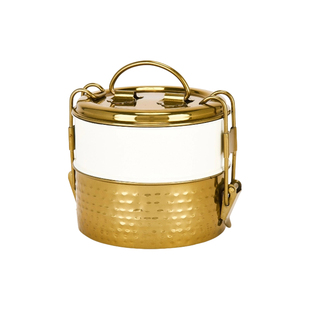 Verve Culture TIFFIN 3 LAYER LUNCH BOX 午餐盒 金属棕色REVOLV