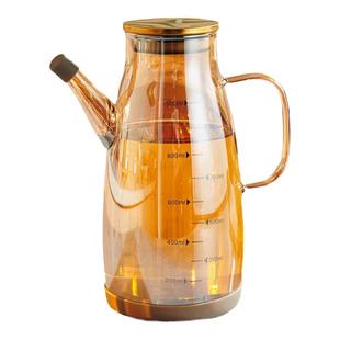 油壶厨房家用不挂油避光玻璃瓶油罐酱油醋调料瓶油桶食品级大容量