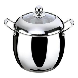 正品顺发厨霸鼓形锅22cm深汤奶锅无涂层复底304不锈钢电磁炉煤气