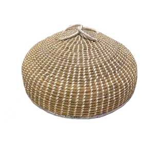 大锅盖蒸锅盖高芦苇手工草编锅盖铁锅柴锅火锅灶鱼台锅盖草帽盖子