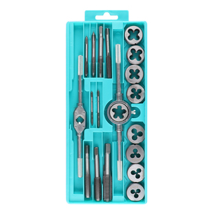 板牙丝锥丝攻套装手用攻丝钻头螺丝绞手绞丝攻牙扳手套丝攻丝修复