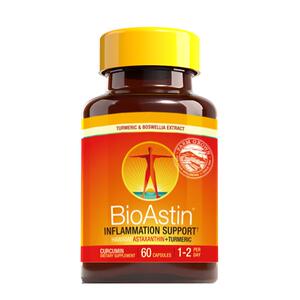 【自营】BioAstin百奥斯汀姜黄舒缓复配天然虾青素虾青素60粒