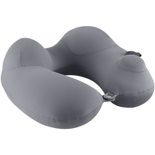 充气u型枕连帽u形枕头旅行便携长途飞机睡觉神器帽子高铁带帽护颈