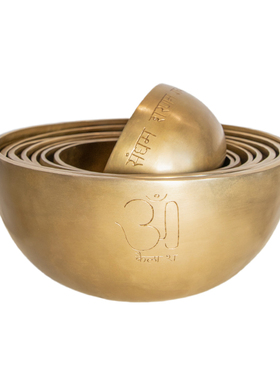 梵木果尼泊尔手工颂钵佛音碗摆件