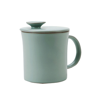 东道汝窑快客杯汝窑茶杯主人杯自在杯天青粉青茶杯泡茶神器热销榜