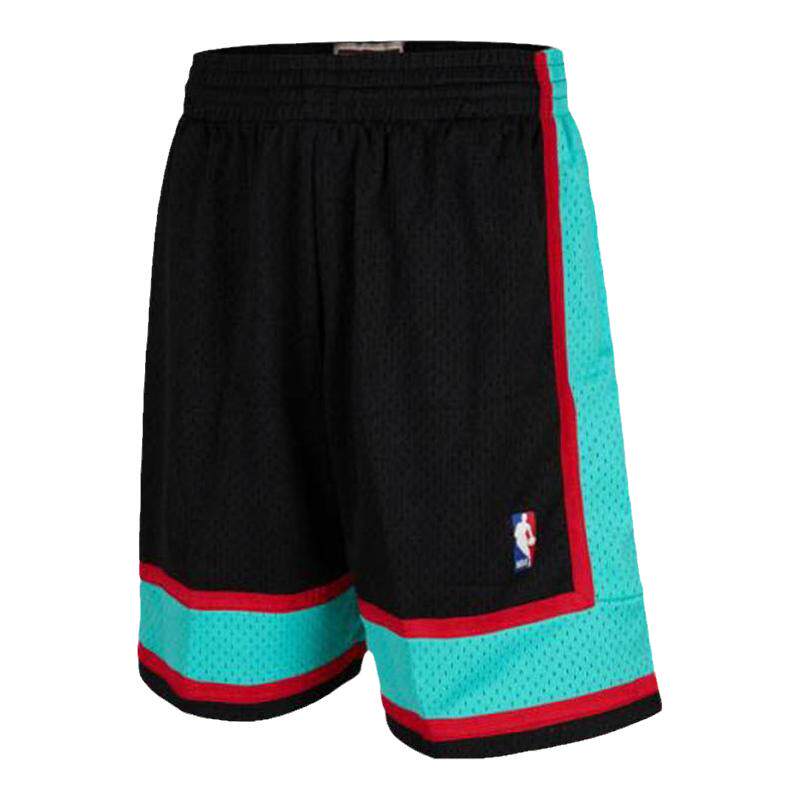 MN灰熊队01-02赛季球裤复古撞色休闲训练球迷版正品运动短裤男NBA
