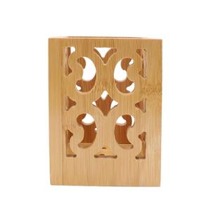 筷子桶商用可定制logo刻字竹筒防霉沥水筷子笼串串竹签竹筷收纳桶