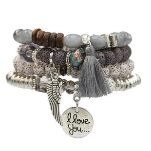 夏天旅游异域风情串珠情侣闺蜜手链波西米亚民族风女男小红书配饰