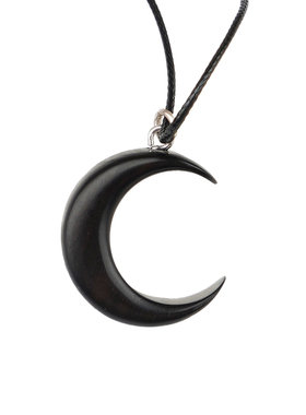 隐山情侣檀木星月吊坠七夕礼物