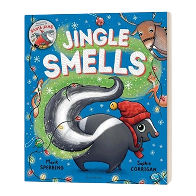 英文原版 Jingle Smells 叮当的气味 圣诞节主题绘本 儿童故事书 英文版 进口英语原版书籍