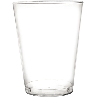 喇叭花300ml家用一次性水杯加厚硬塑料杯航空杯饮料杯可定制100只