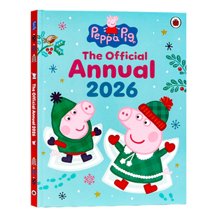 小猪佩奇2026官方年鉴  英文原版绘本 Peppa Pig The Official Annual 亲子互动阅读涵盖数字颜色职业认知 幼儿益智早教书籍