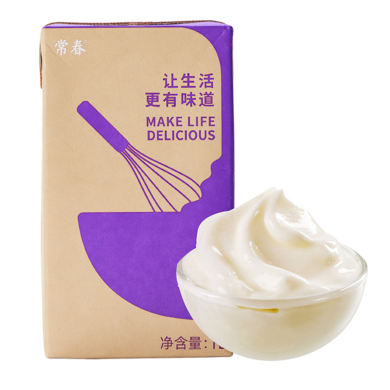 常春淡奶油1L植物性鲜奶油