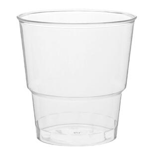 一次性杯子航空杯透明加厚硬质塑料杯水晶杯家用办公夜市KTV酒杯