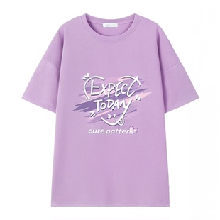 真维斯宽松短袖t恤女2026新款爆款夏季薄半袖设计感大码女装体恤