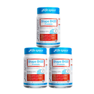 【自营】澳洲lifespace益倍适B420益生菌胶囊身材管理60粒*3瓶