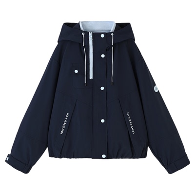 女装可拆卸三合一拉链加厚外套