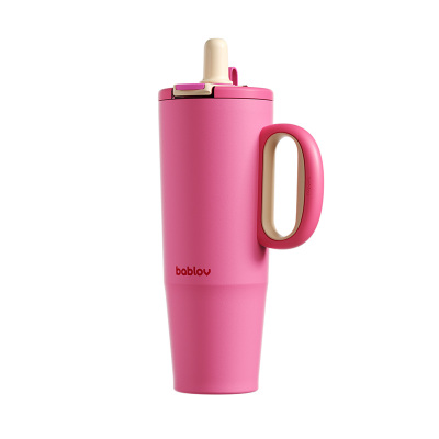 bablov高颜值保温杯大容量吸管杯