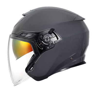 gsb四分之三半盔摩托车头盔冬季防风保暖透气男女通用通勤骑行263