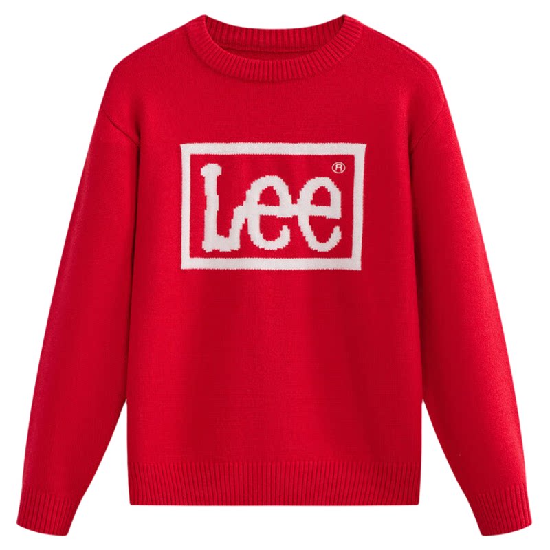 Leekids秋冬圆领套头针织衫