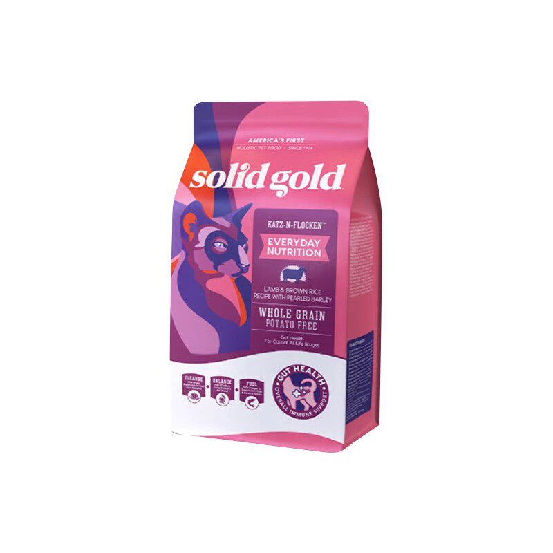 SolidGold素力高进口金装金素鸡肉高蛋白无谷羊肉全价成猫幼猫粮