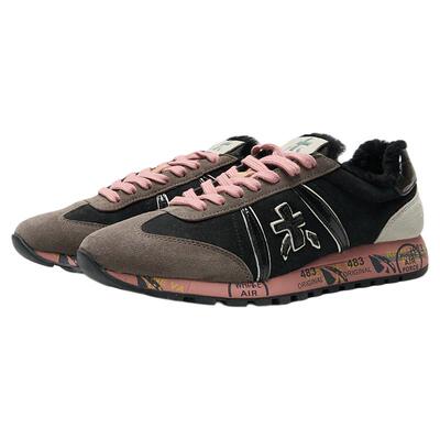 Premiata  春夏款女士系带印花撞色休闲鞋银泰百货精品 301596