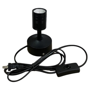 5瓦坐地吸顶两用小射灯LED吸顶灯插头式简单安装小物件壁画补光灯