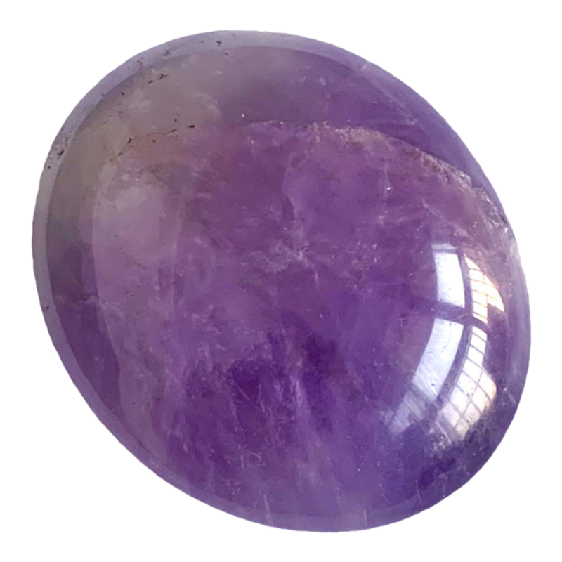 天然紫水晶随形把玩实物