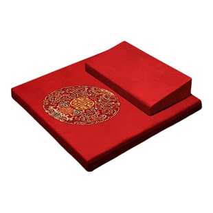 打坐垫禅修垫拜佛垫冥想静坐禅垫蒲团家用折叠地上坐垫椰棕跪拜垫