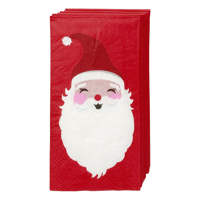 彩色印花圣诞老人迷你小包手帕纸