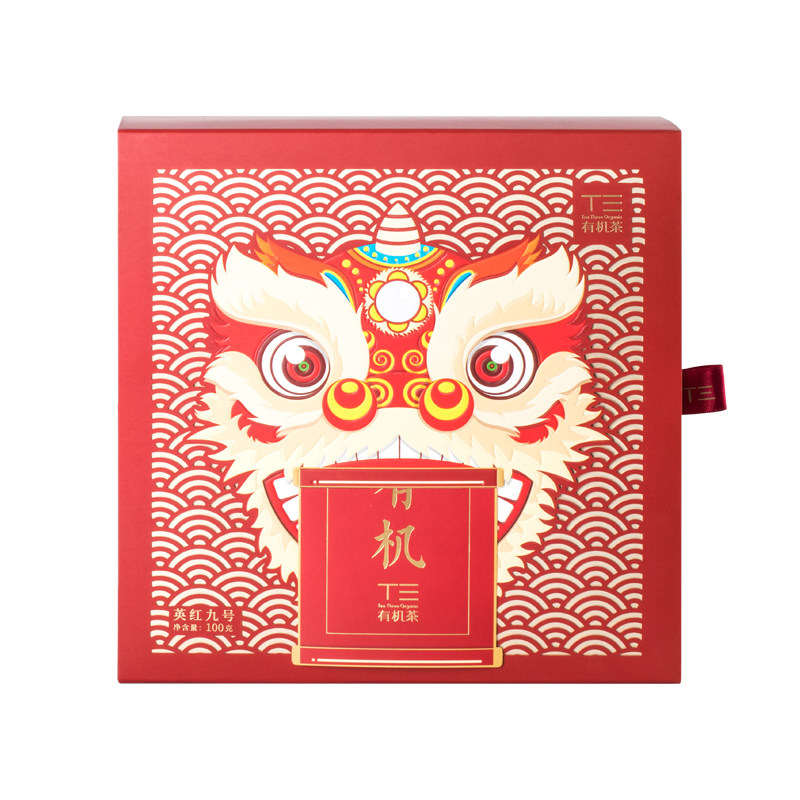 T三免洗有机耐泡高香红茶叶英红九号岭南特色圆满茶叶礼盒