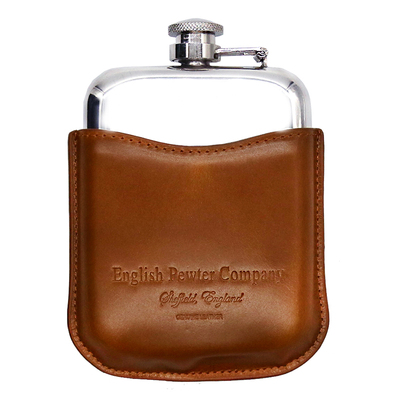 英国进口锡酒壶便携随身锡器英伦