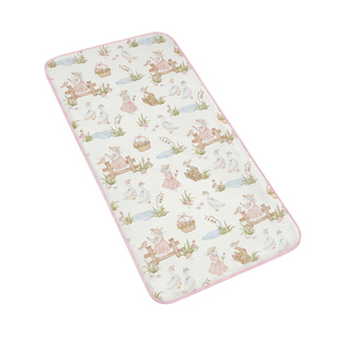 婴儿凉席夏季新生儿宝宝A类冰丝席子儿童幼儿园午睡专用凉垫定制