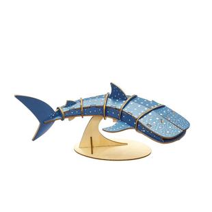 TeamGreen海洋生物系列木拼图立体3d模型diy手工礼物拼装玩具益智