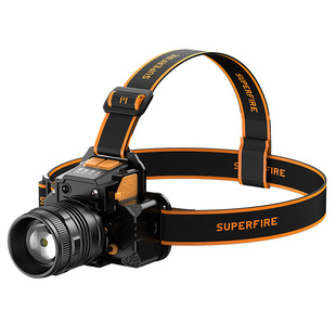 神火HL58头灯10W超亮LED强光户外露营登山应急夜钓鱼防水轻便维修