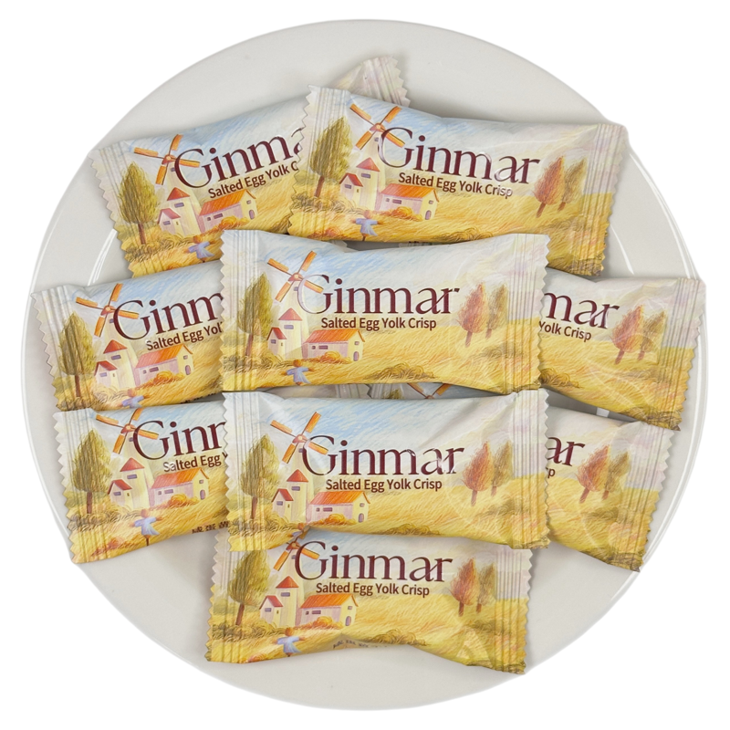 GINMAR金玛咸蛋黄千层酥结婚喜饼干高颜值茶点心接待小吃零食散装