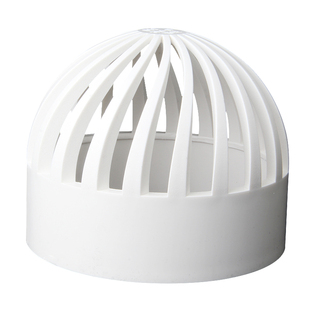 PVC透气帽鱼缸水网罩50海鲜池溢流过滤水箱75透水罩110排水管配件