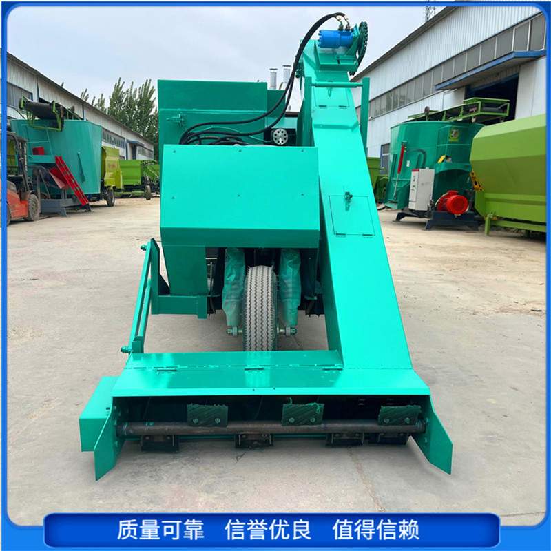 养殖场粪污铲粪车自动装卸牛粪清理车牛羊三轮清粪车小型刮粪机