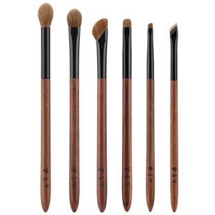 喵小七赤狐系列眼部六支套刷晕染铺色刷眼影眼线刷细节鼻影化妆刷