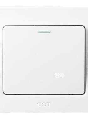 TOT开关插座托泰阳光86型白色