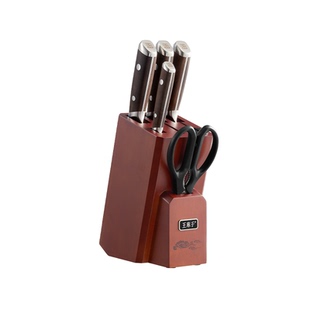 王麻子流云刀具套装全抗菌菜刀菜板二合一家用厨具组合官方正品