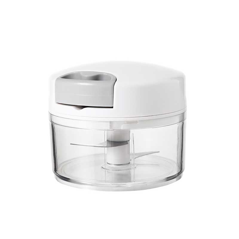 日本旋转式打碎食物切蒜器菜机手动拉绳打磨小型粉碎器挤蒜器蒜泥