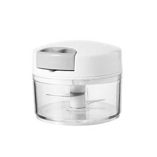 日本旋转式打碎食物切蒜器菜机手动拉绳打磨小型粉碎器挤蒜器蒜泥